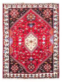 Ghashghai Teppich 118x155cm - Perserteppich - dunkelrot – product image