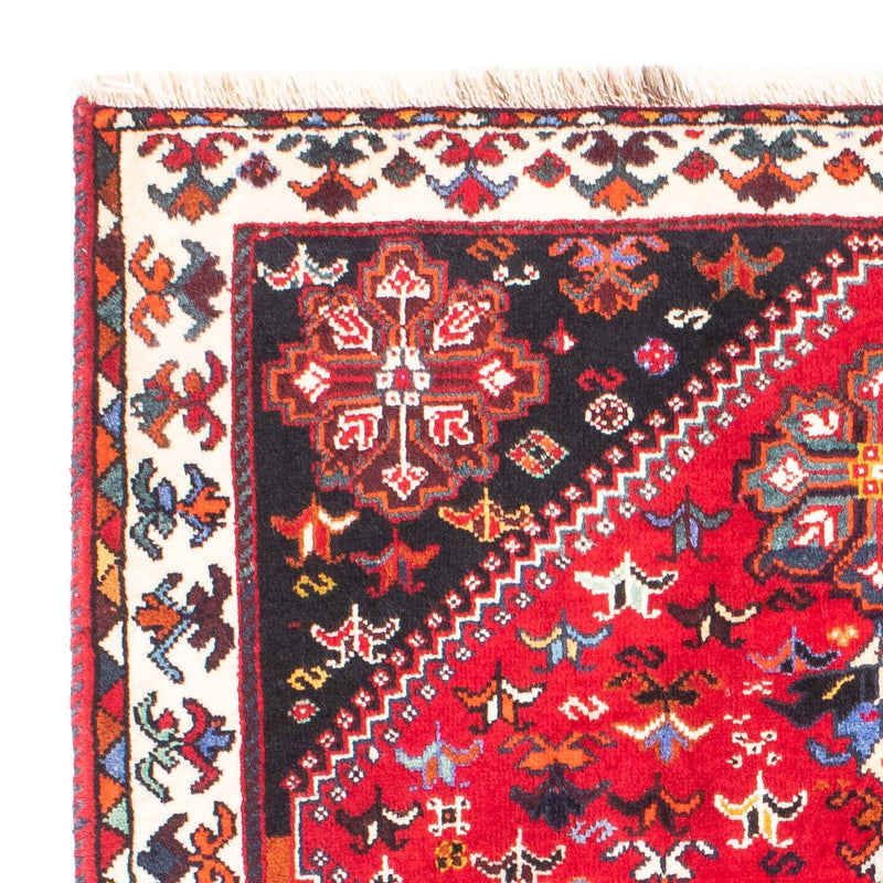 Ghashghai Teppich 118x155cm - Perserteppich - dunkelrot