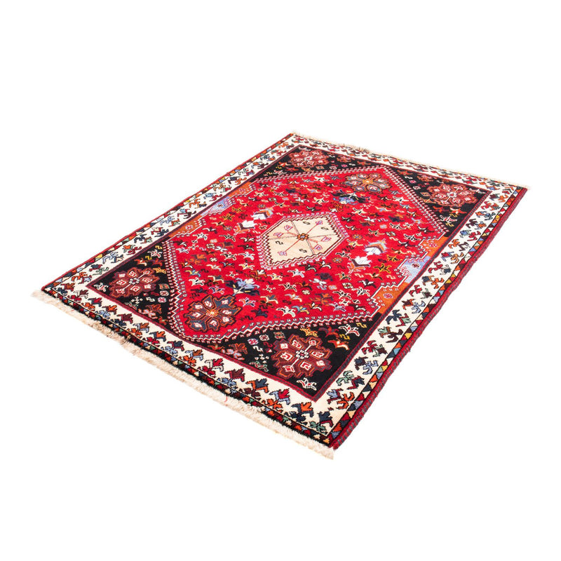 Ghashghai Teppich 118x155cm - Perserteppich - dunkelrot