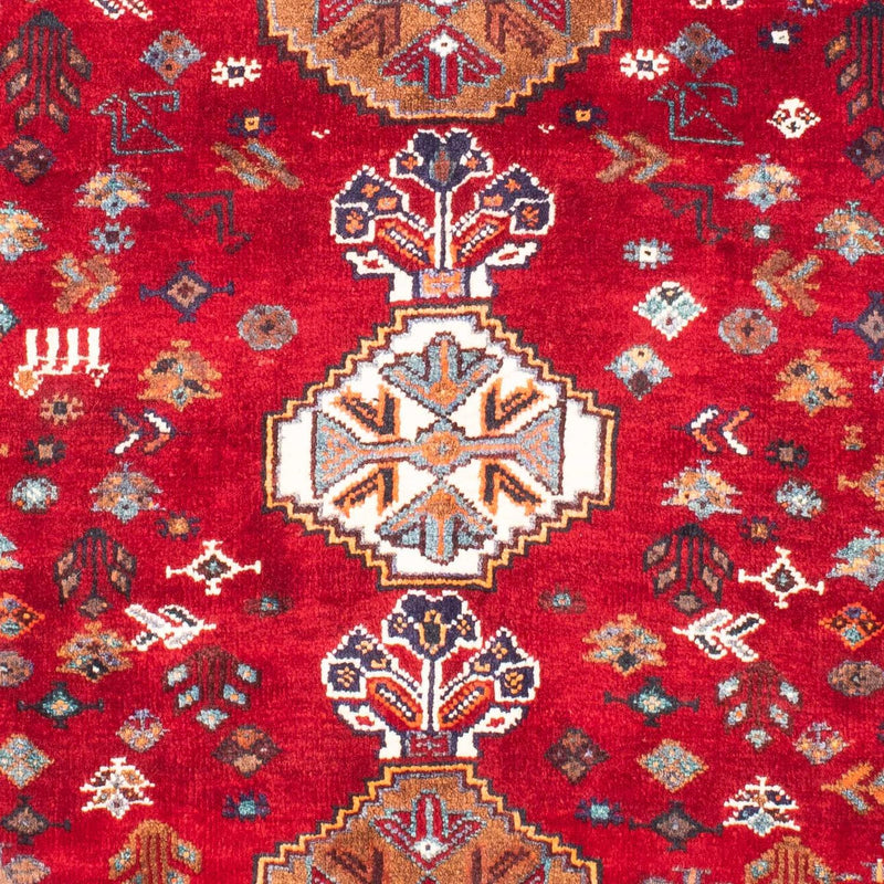 Ghashghai Teppich 119x157cm - Perserteppich - dunkelrot