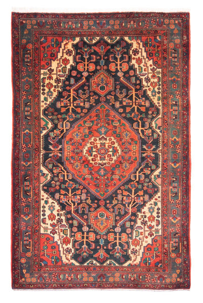 Nahavand Teppich 153x240cm - Perserteppich - rot
