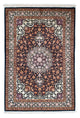 Ghom Teppich 100x149cm - Perserteppich - dunkelblau