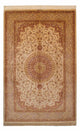 Seidenteppich - Ghom Seide - Premium 154 x 237 cm Teppich Wohnzimmer - braun