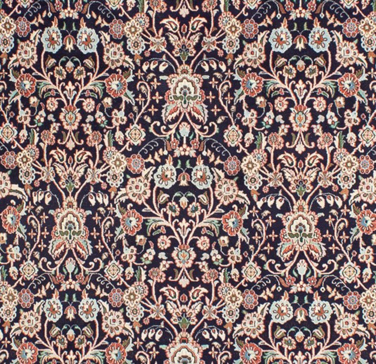 Moud Teppich 195x293cm - Perserteppich - schwarz