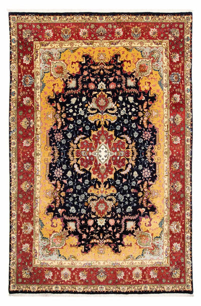 Täbriz - 50 Raj Teppich 190x288cm - Perserteppich - dunkelblau