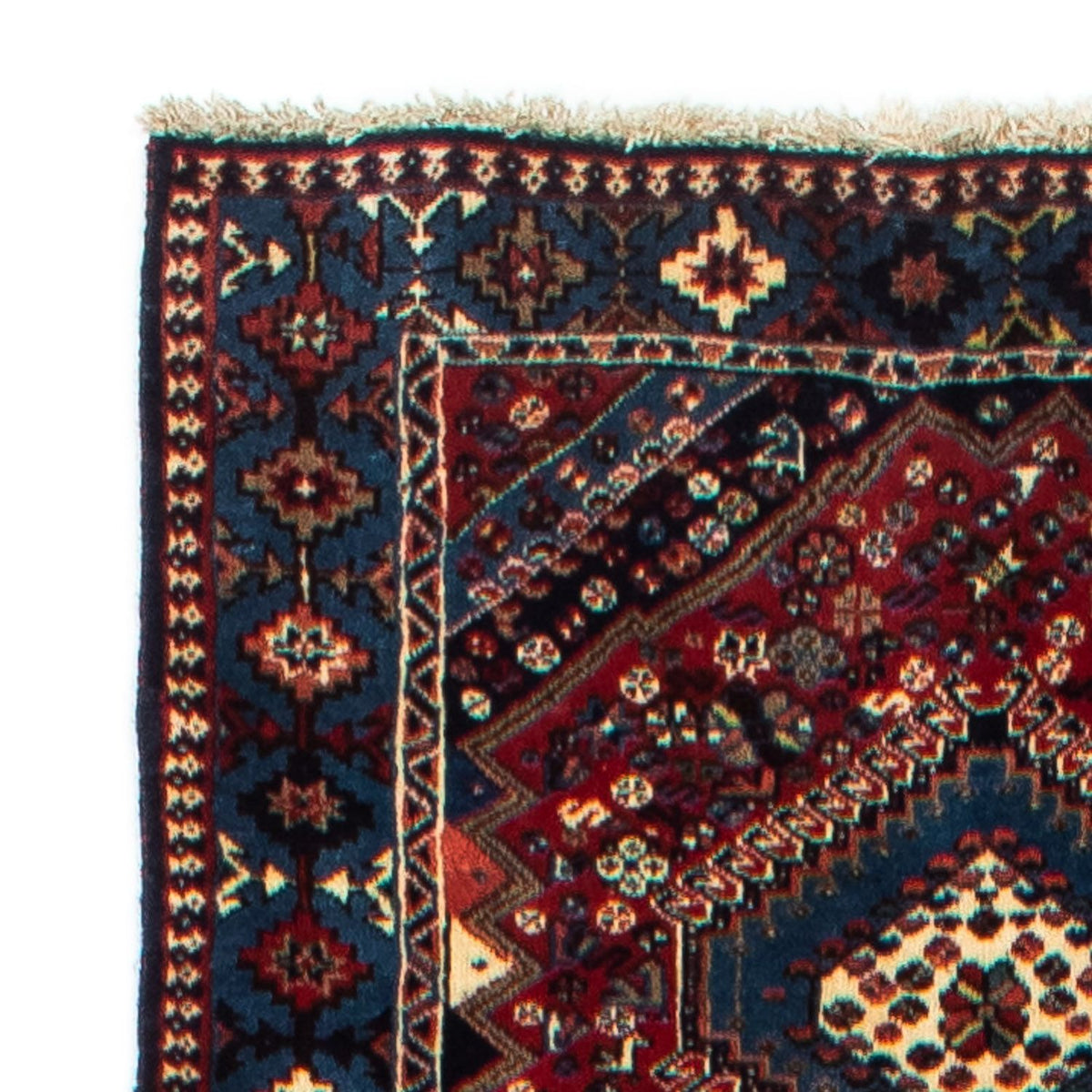 Yalameh Teppich 80x368cm - Perserteppich - dunkelrot