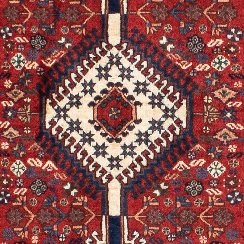 Yalameh Teppich 78x380cm - Perserteppich - dunkelrot