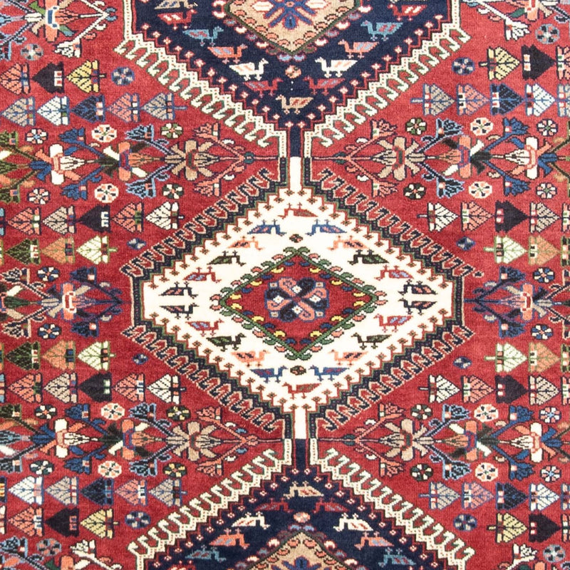 Yalameh Teppich 130x217cm - Perserteppich - dunkelrot