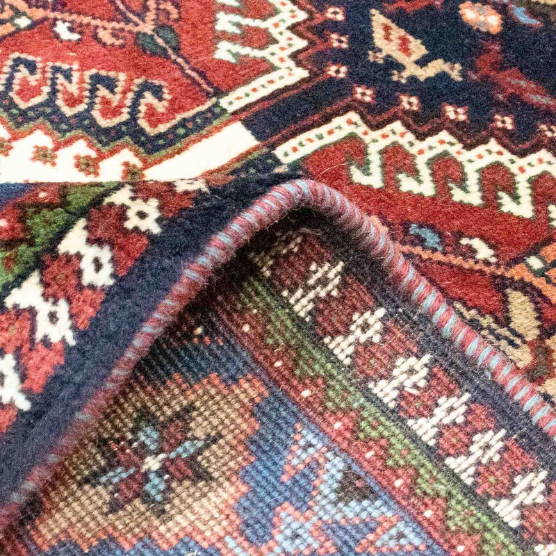 Yalameh Teppich 130x217cm - Perserteppich - dunkelrot