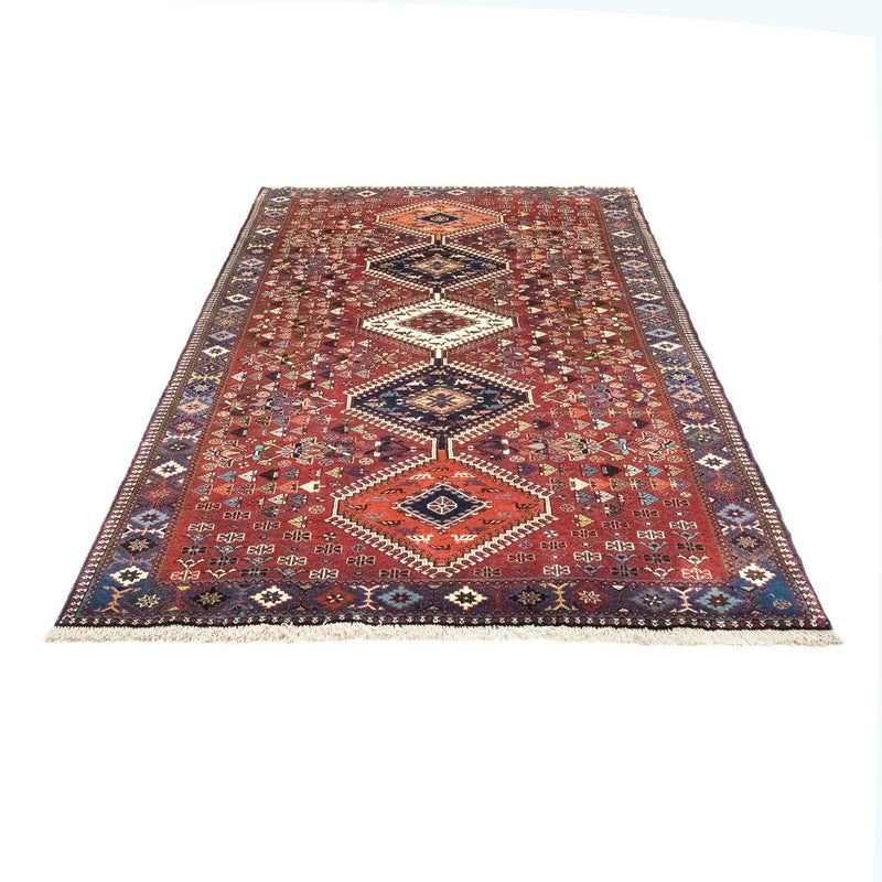 Yalameh Teppich 130x217cm - Perserteppich - dunkelrot