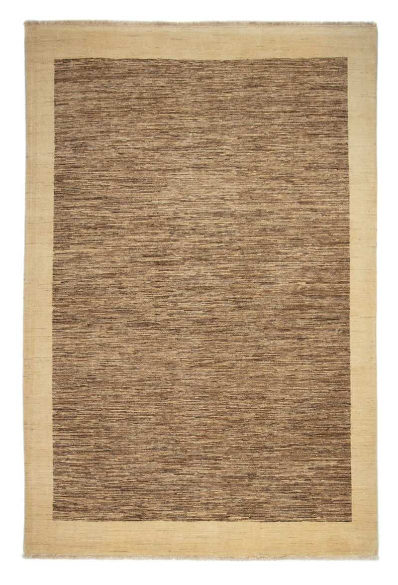 Gabbeh Teppich Indus 159x246cm - Wollteppich - beige