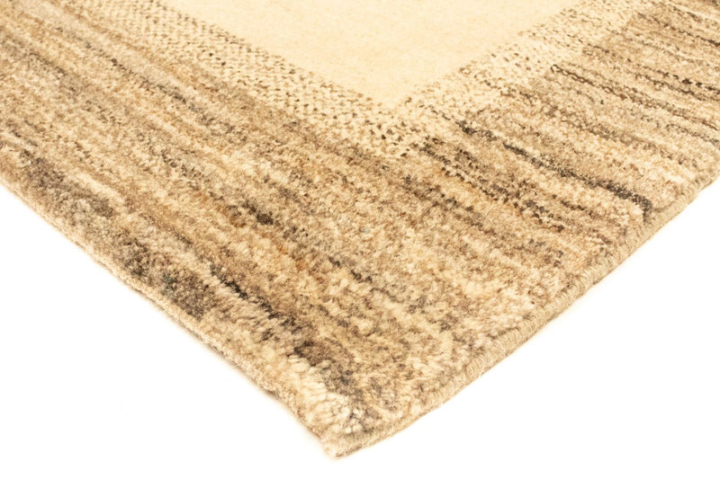 Gabbeh Teppich Indus 159x246cm - Wollteppich - beige