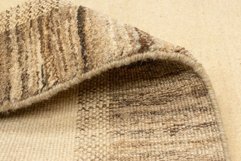 Gabbeh Teppich Indus 159x246cm - Wollteppich - beige