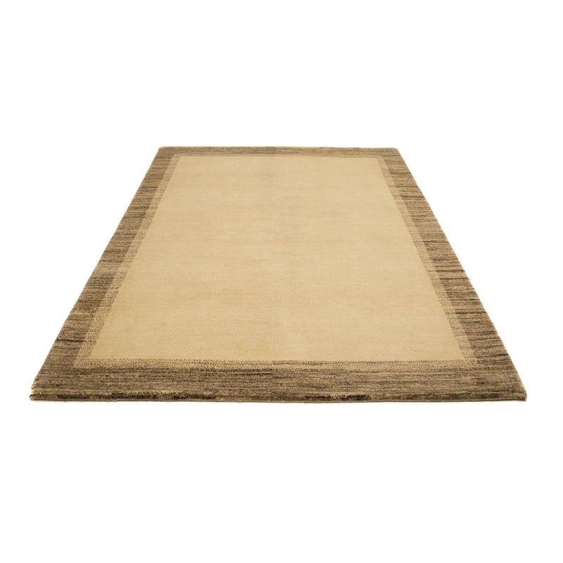 Gabbeh Teppich Indus 159x246cm - Wollteppich - beige