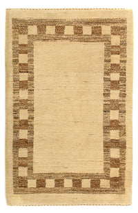Gabbeh Teppich Indus 80x122cm - Wollteppich - beige – product image