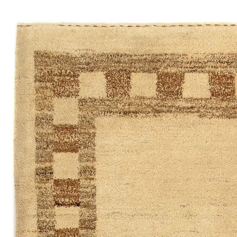 Gabbeh Teppich Indus 80x122cm - Wollteppich - beige