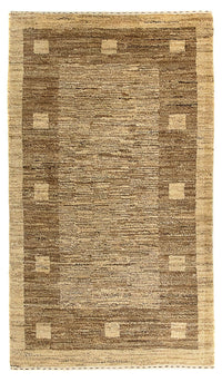 Gabbeh Teppich Indus 77x126cm - Wollteppich - hellbraun – product image