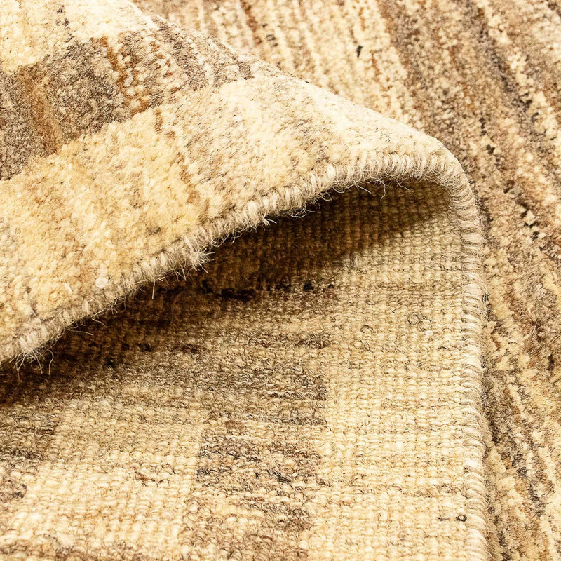 Gabbeh Teppich Indus 77x126cm - Wollteppich - hellbraun