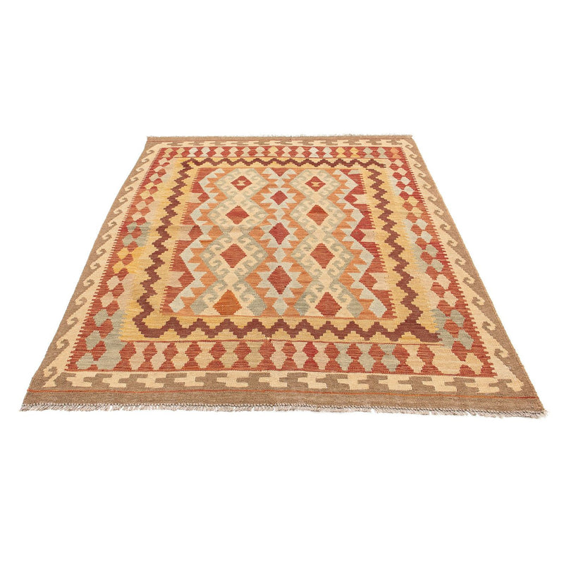 Kelim Fars Teppich 145x203cm - mehrfarbig