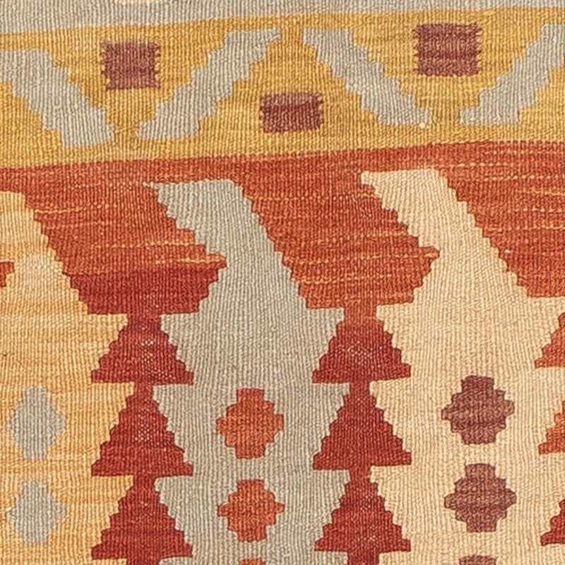 Kelim Fars Teppich 142x193cm - mehrfarbig