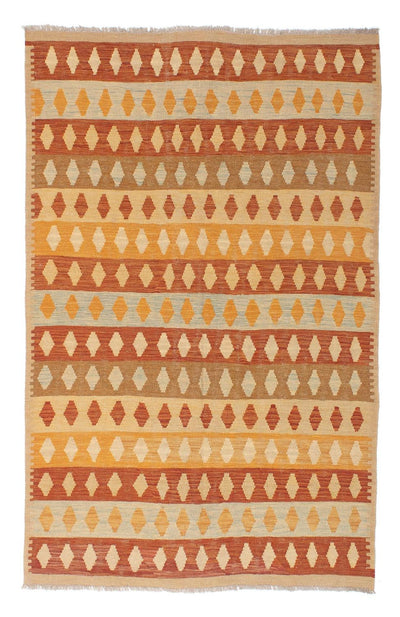Kelim Fars Teppich 154x201cm - mehrfarbig