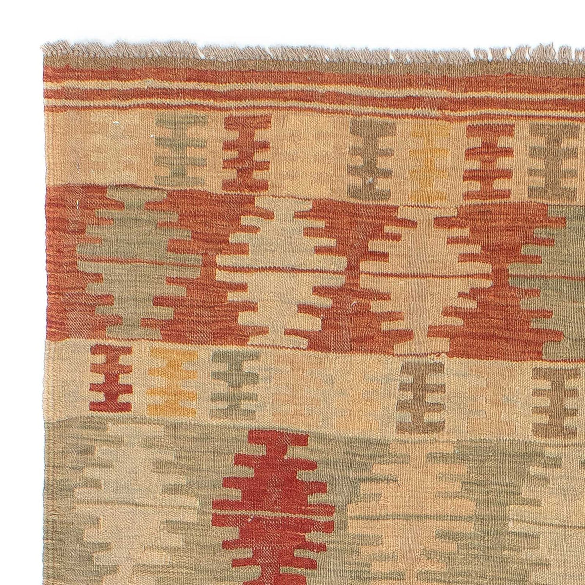 Kelim Fars Teppich 151x199cm - mehrfarbig