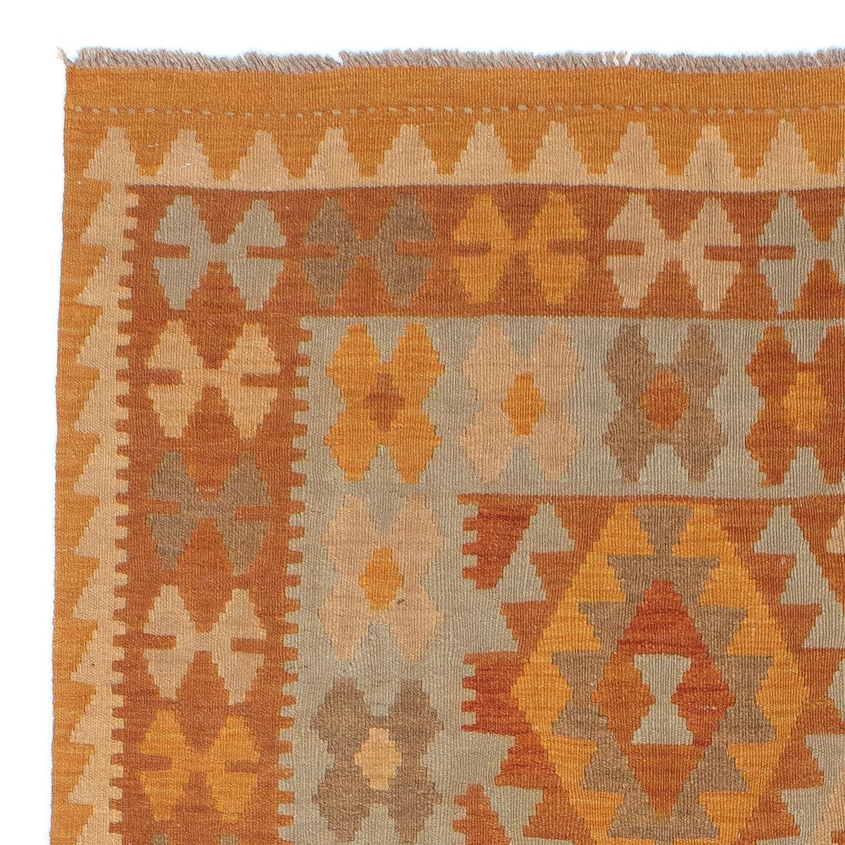 Kelim Fars Teppich 141x206cm - mehrfarbig