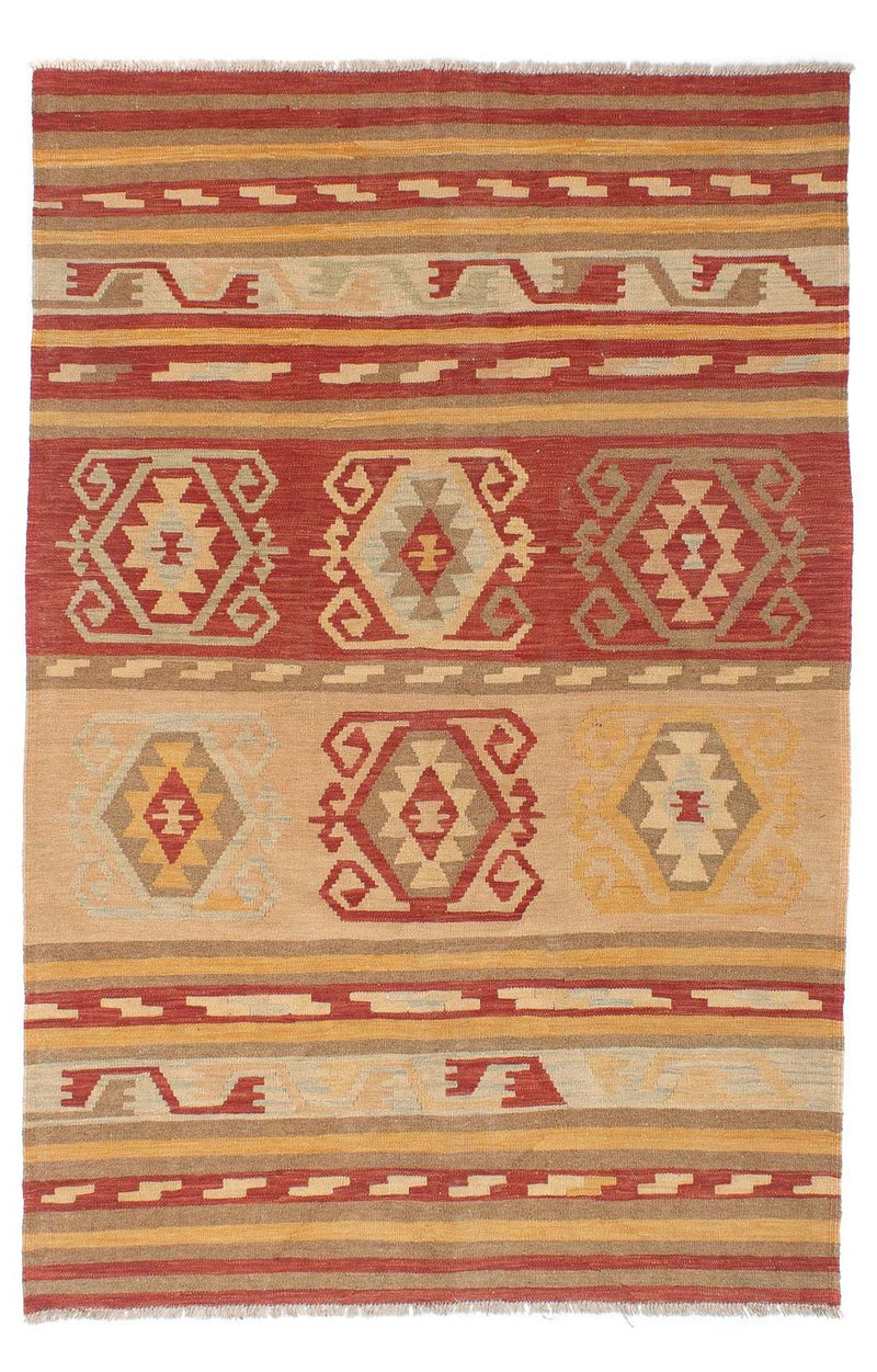 Kelim Fars Teppich 149x211cm - mehrfarbig