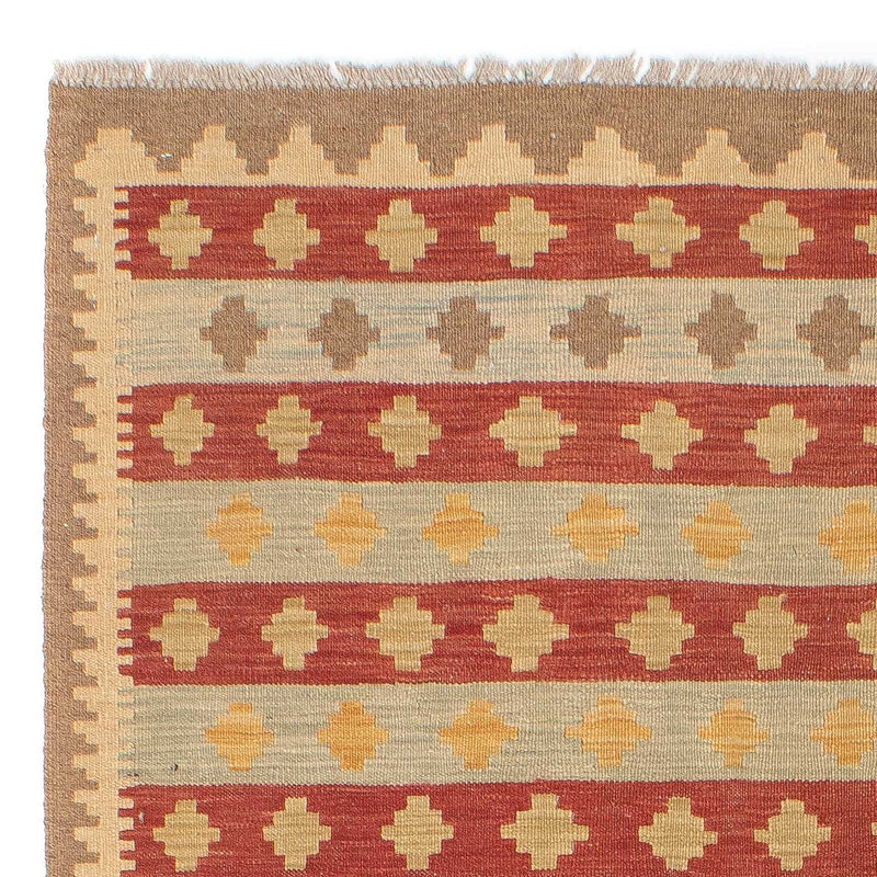 Kelim Fars Teppich 142x201cm - mehrfarbig