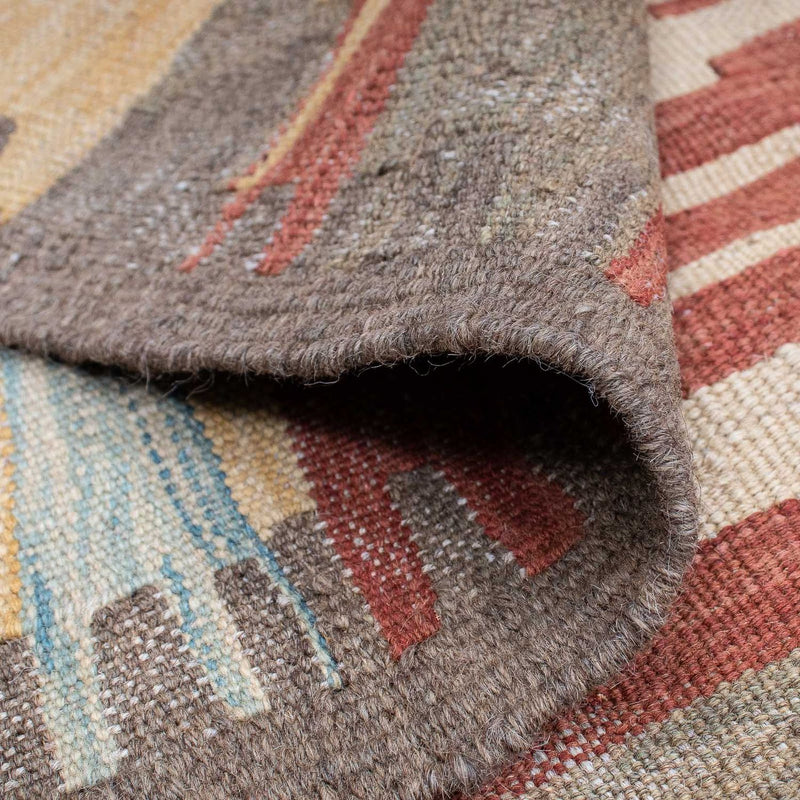 Kelim Fars Teppich 146x190cm - mehrfarbig