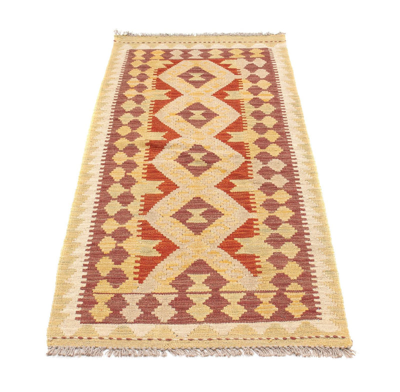 Kelim Maimene Teppich 61x152cm - mehrfarbig