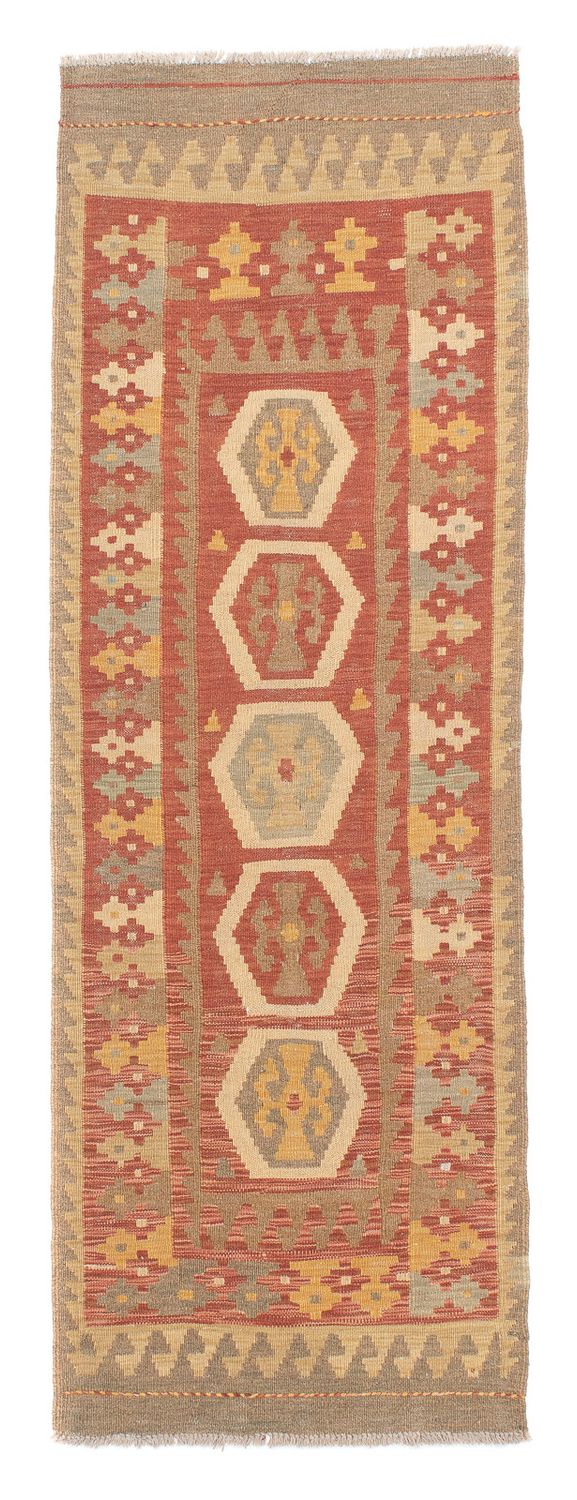 Kelim Maimene Teppich 64x193cm - rost