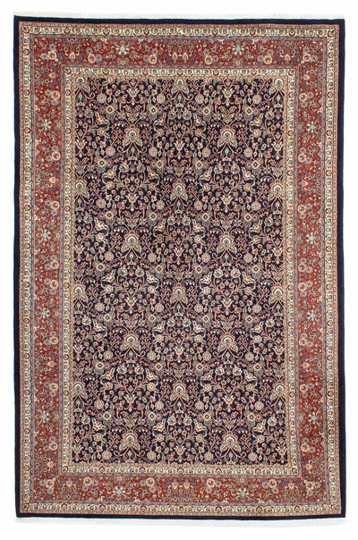 Moud Teppich 200x298cm - Perserteppich - schwarz