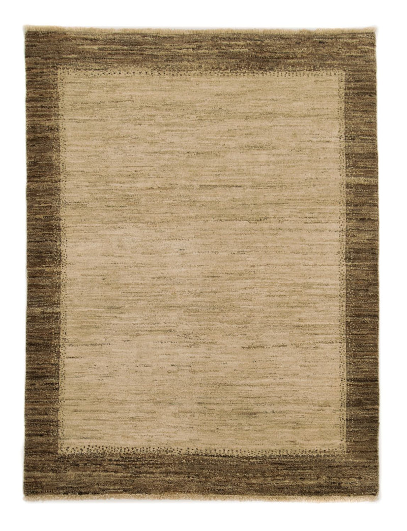 Gabbeh Teppich Indus 125x160cm - Wollteppich - beige