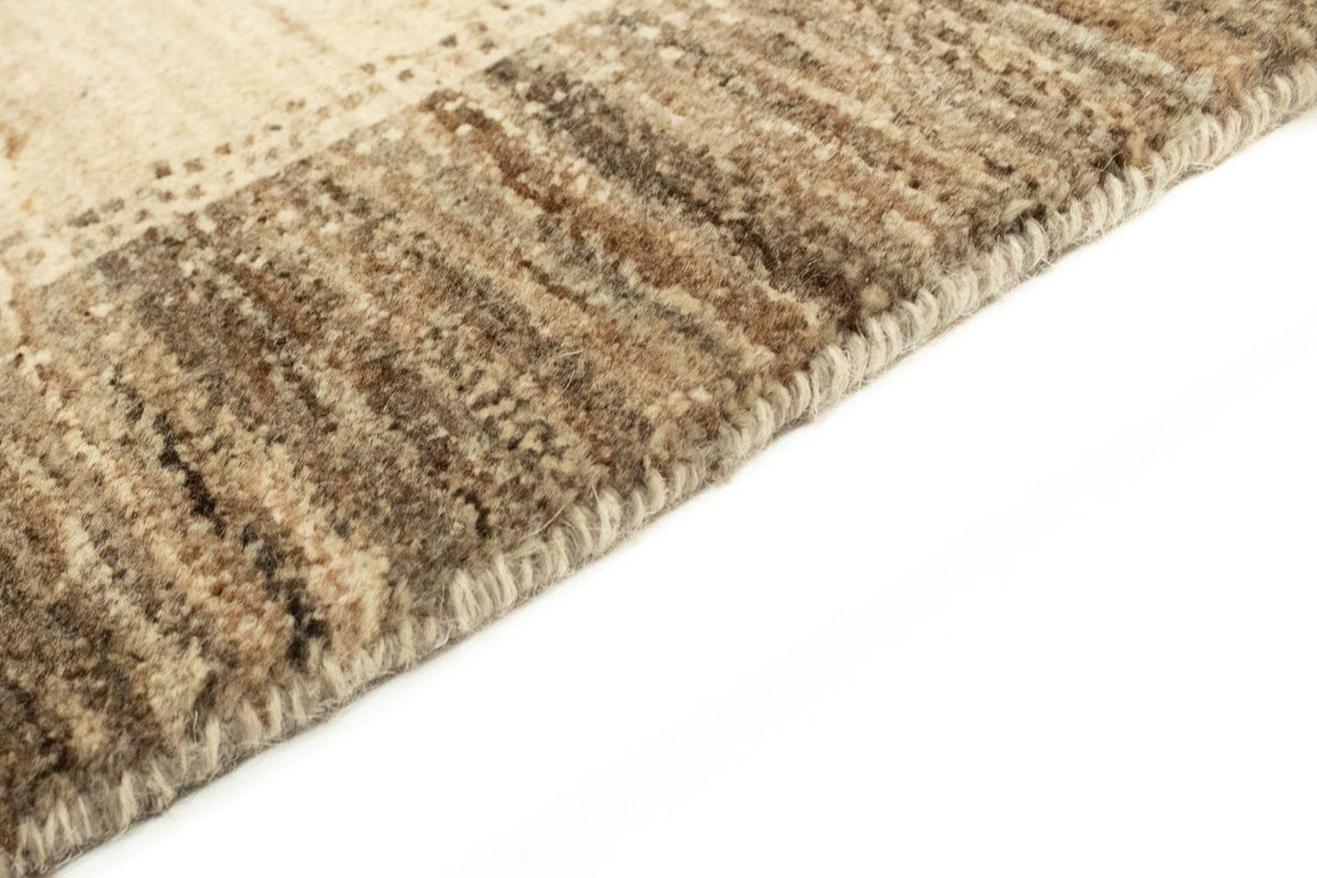 Gabbeh Teppich Indus 125x160cm - Wollteppich - beige