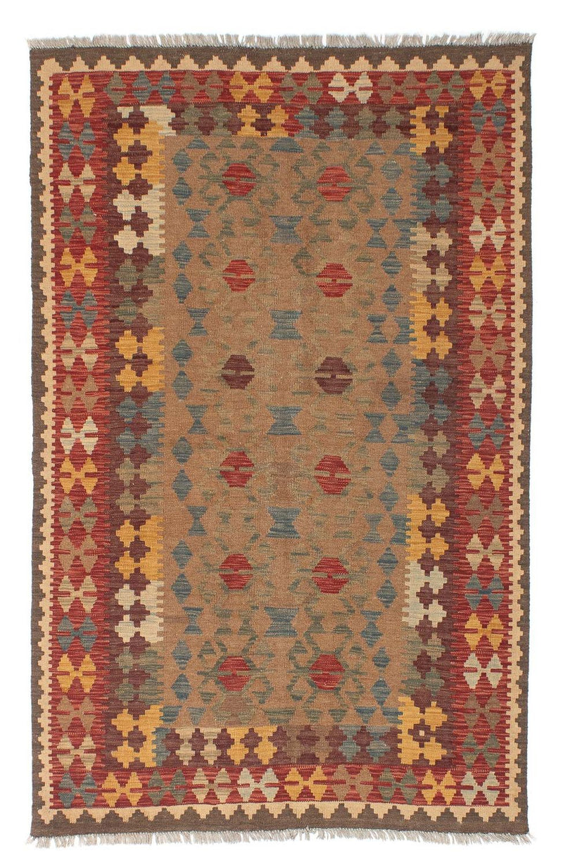 Kelim Fars Teppich 148x199cm - mehrfarbig