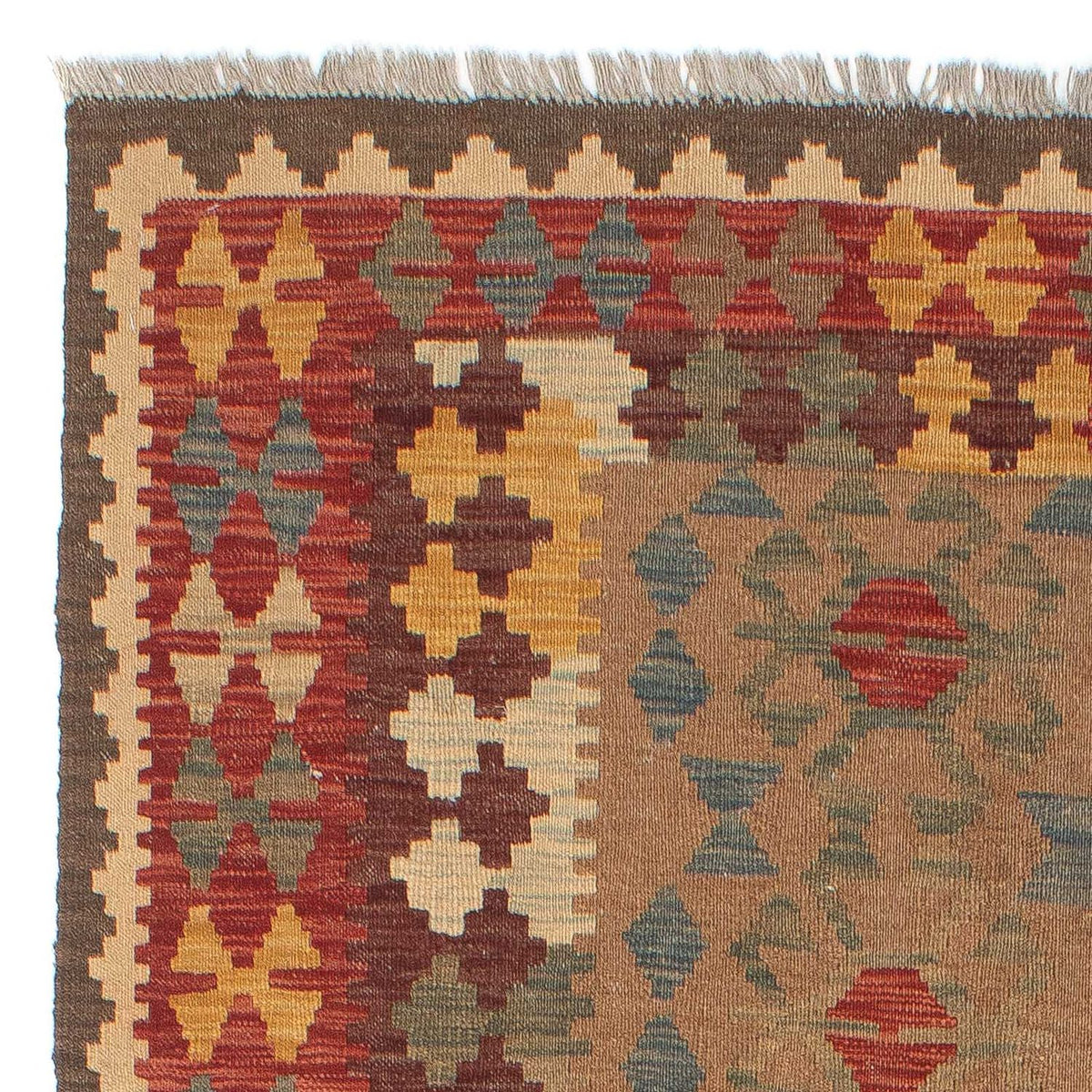 Kelim Fars Teppich 148x199cm - mehrfarbig
