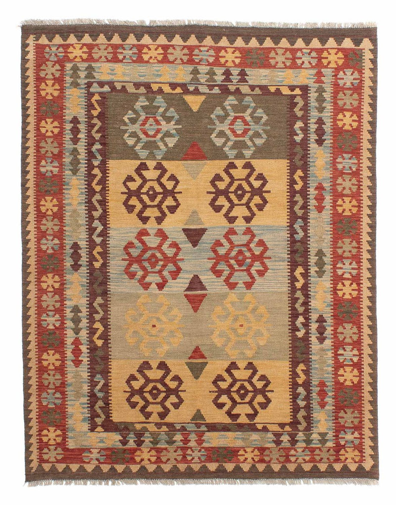 Kelim Fars Teppich 151x196cm - mehrfarbig