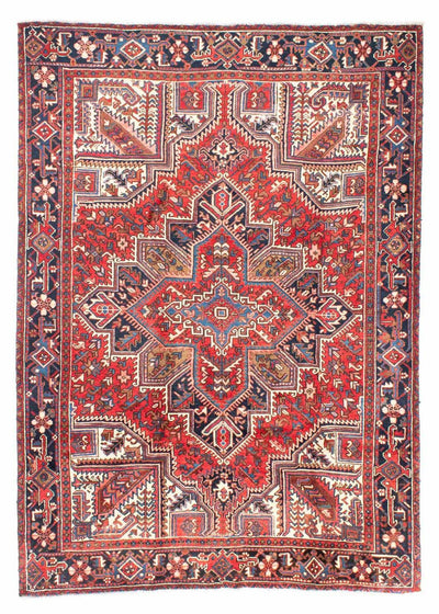 Heriz Teppich 216x305cm - Perserteppich - rot