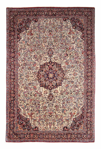 Bidjar - Takab Teppich 220x332cm - Perserteppich - beige