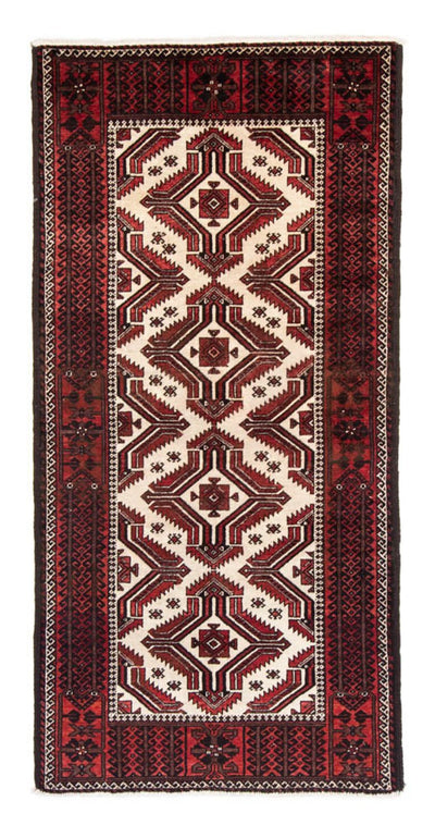 Belutsch Teppich 103x218cm - Orientteppich - rot