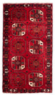 Belutsch Teppich 106x190cm - Orientteppich - dunkelrot