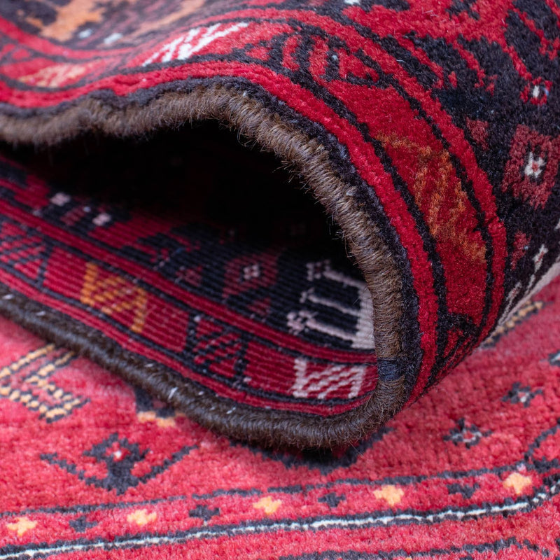 Belutsch Teppich 106x190cm - Orientteppich - dunkelrot