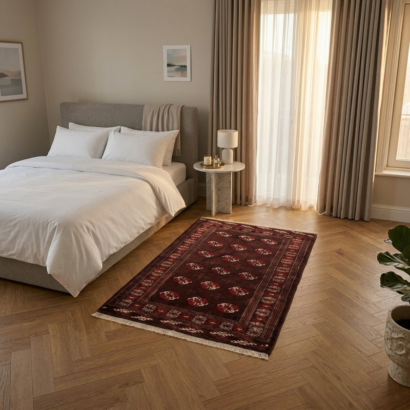 Belutsch Teppich 100x160cm - Orientteppich - braun