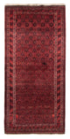 Belutsch Teppich 117x248cm - Orientteppich - dunkelrot