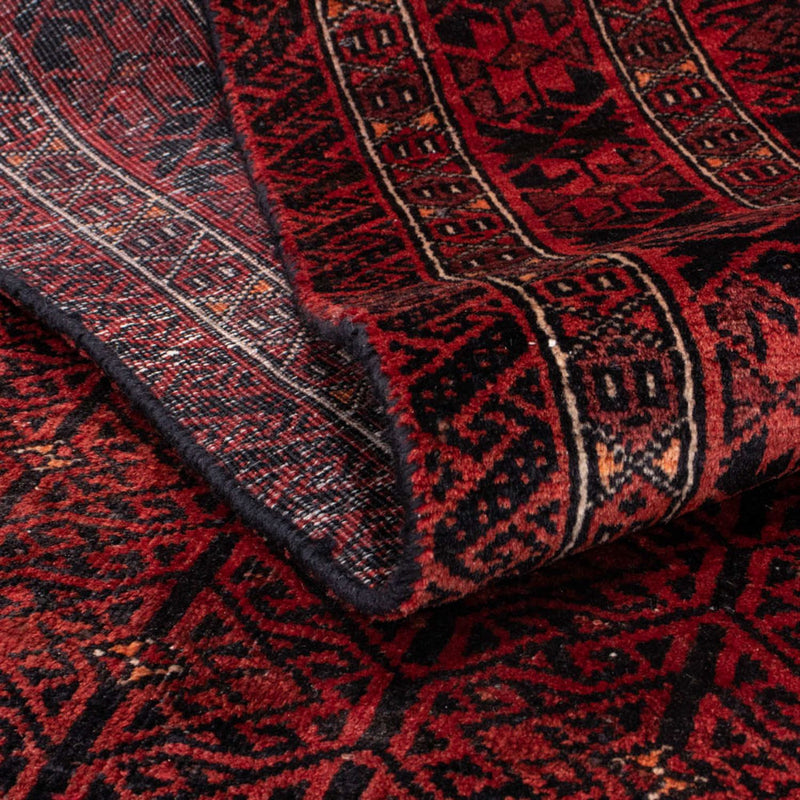 Belutsch Teppich 117x248cm - Orientteppich - dunkelrot