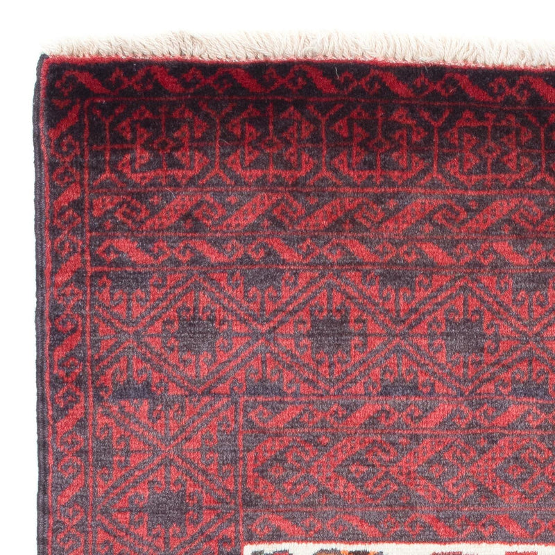 Belutsch Teppich 87x156cm - Orientteppich - dunkelrot