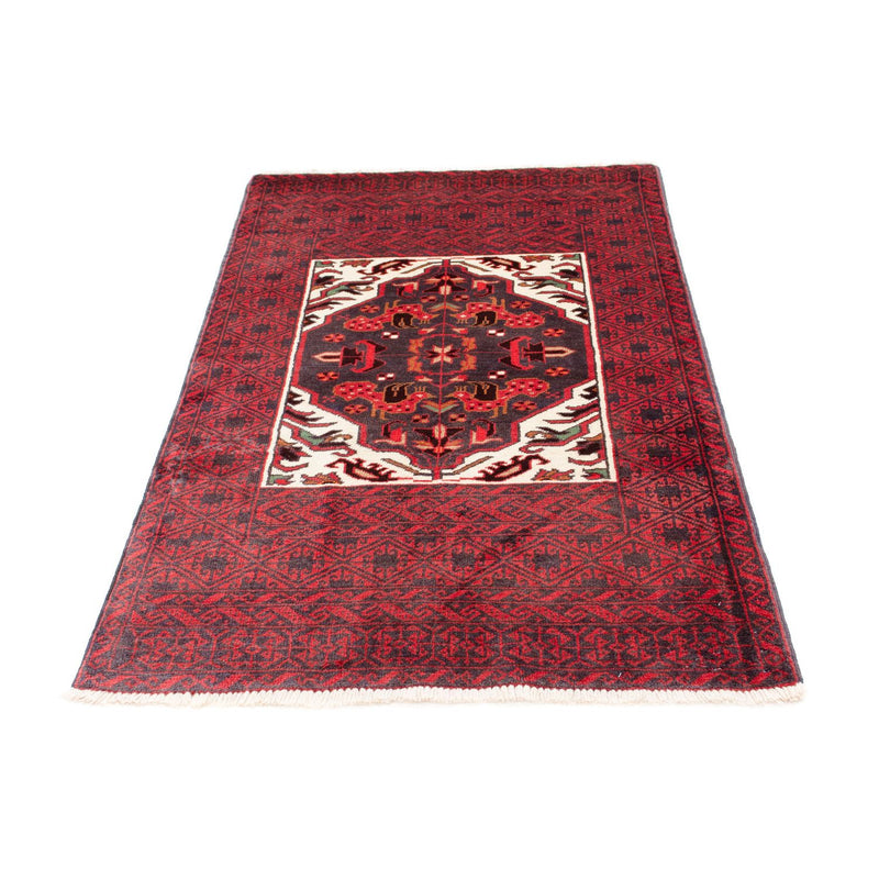 Belutsch Teppich 87x156cm - Orientteppich - dunkelrot