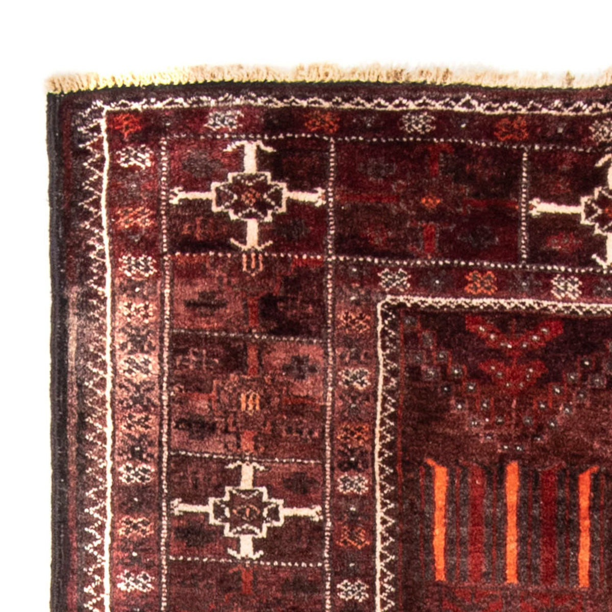 Belutsch Teppich 109x239cm - Orientteppich - rost