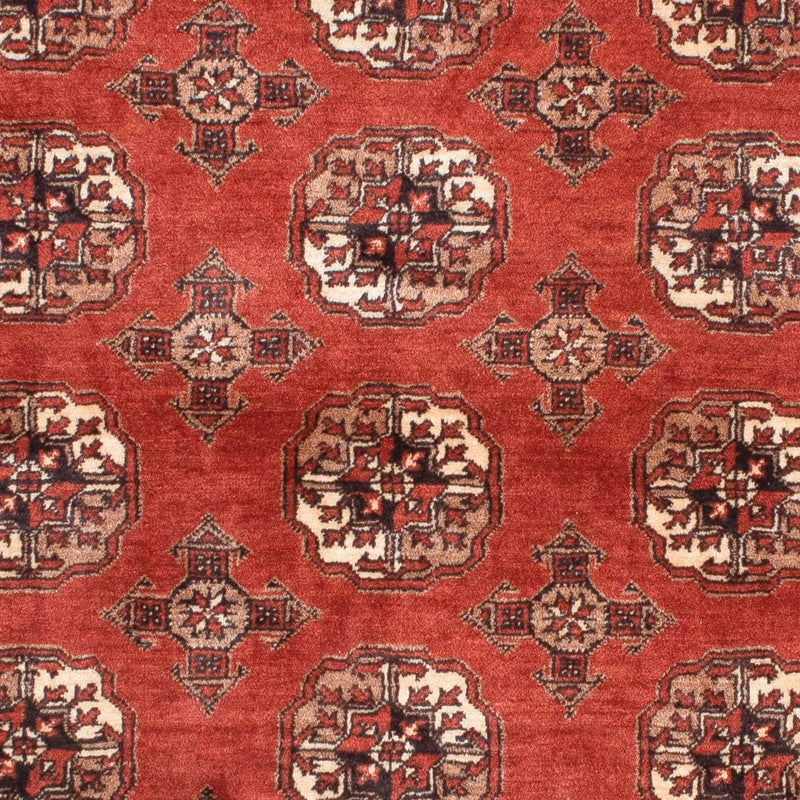 Belutsch Teppich 121x143cm - Orientteppich - dunkelrot